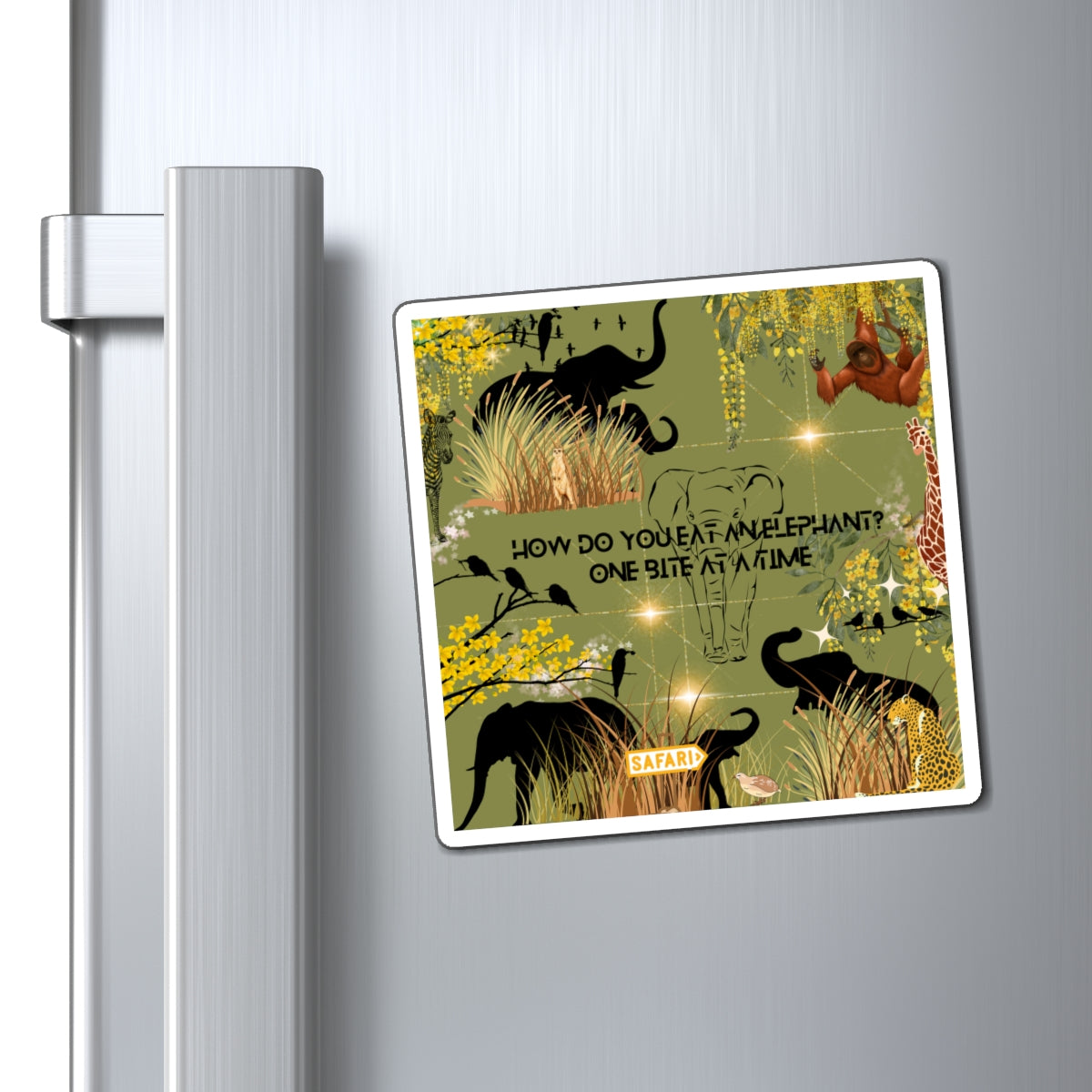 How Do You Eat An Elephant Magnets