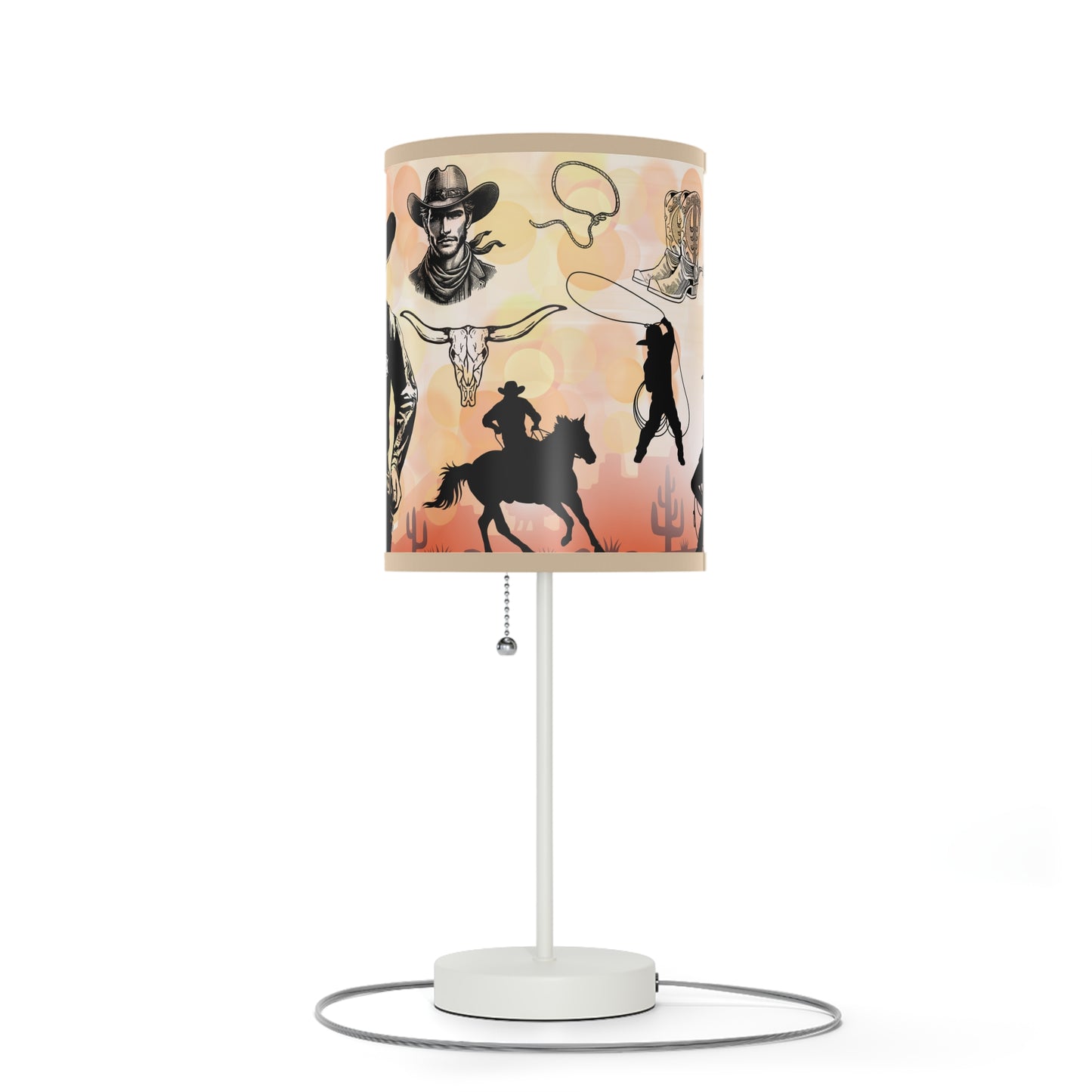 Cowboy Country Lamp on a Stand, US|CA plug