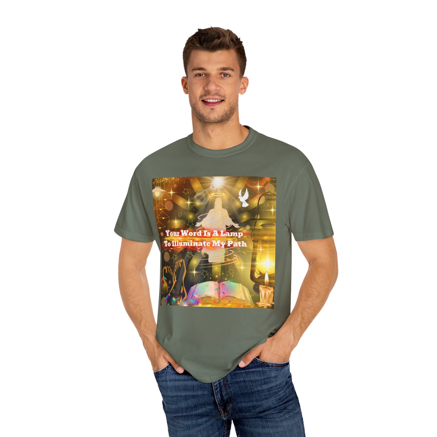 Your Word Unisex Garment-Dyed T-shirt
