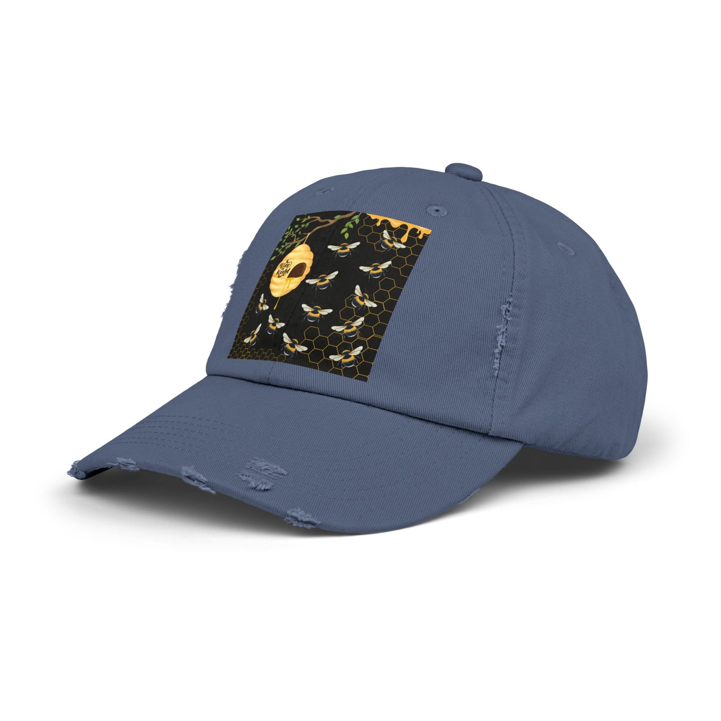 Bee Kind Unisex Distressed Cap