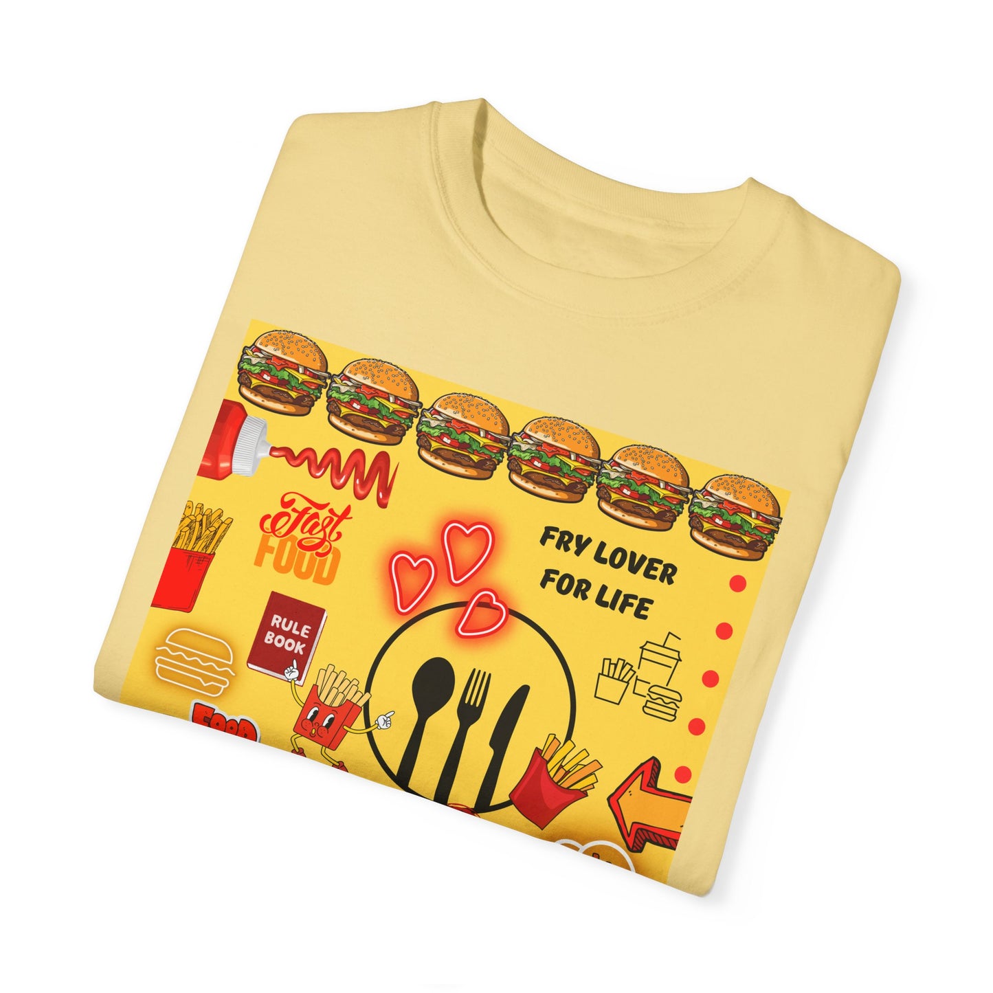 Eat The Fries Unisex Garment-Dyed T-shirt