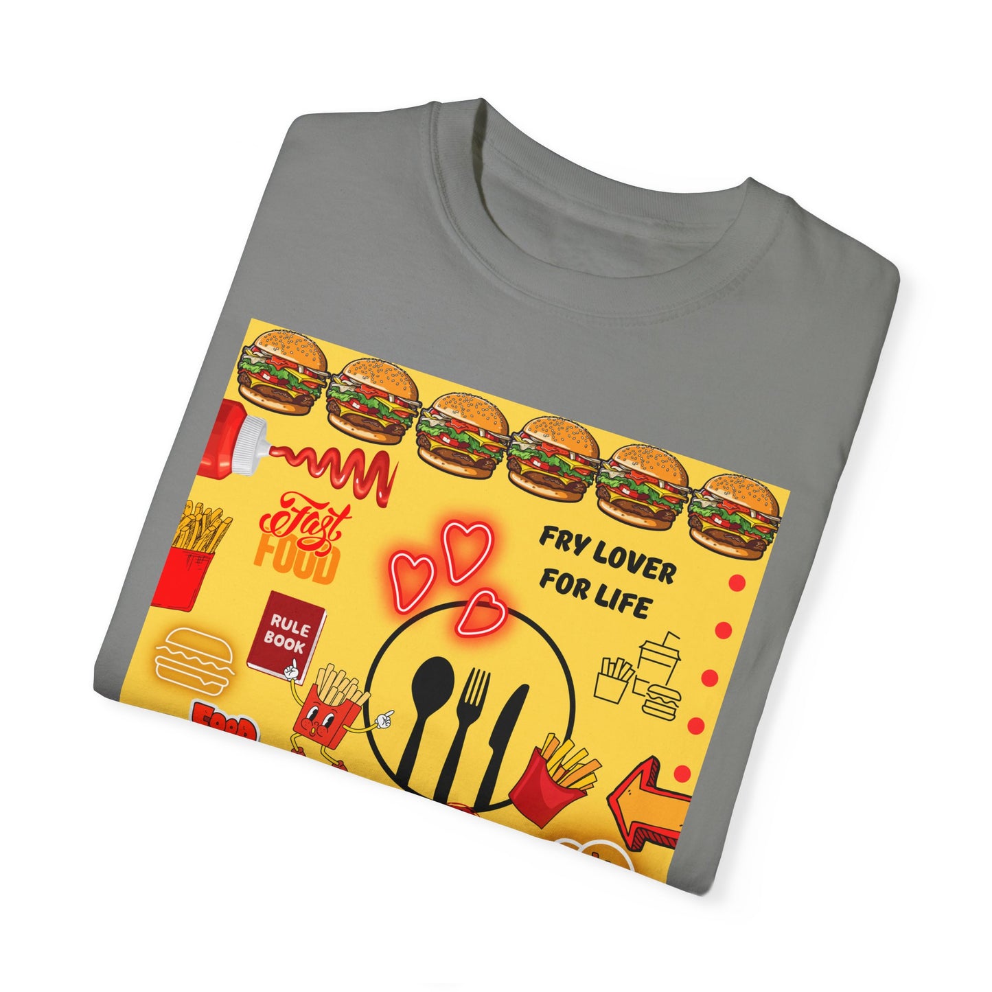 Eat The Fries Unisex Garment-Dyed T-shirt