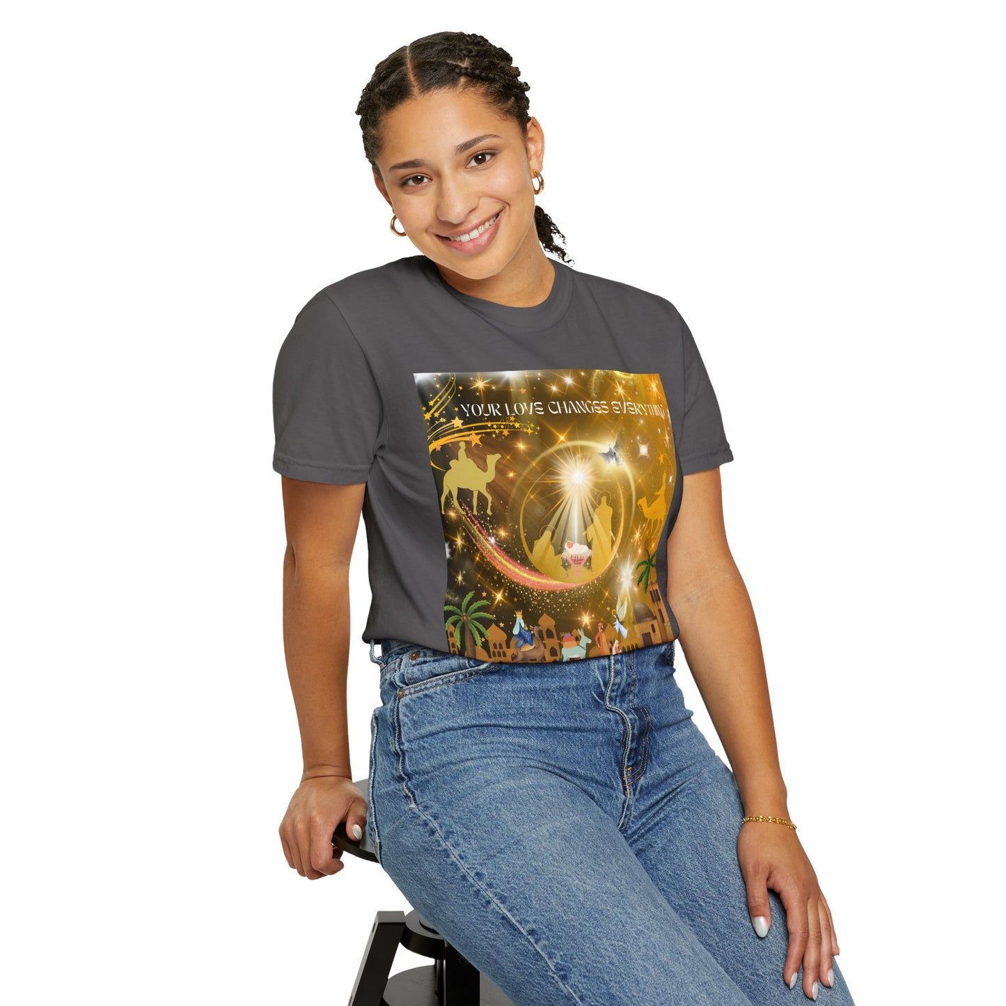 Your Love Changes Everything Unisex Garment-Dyed T-shirt