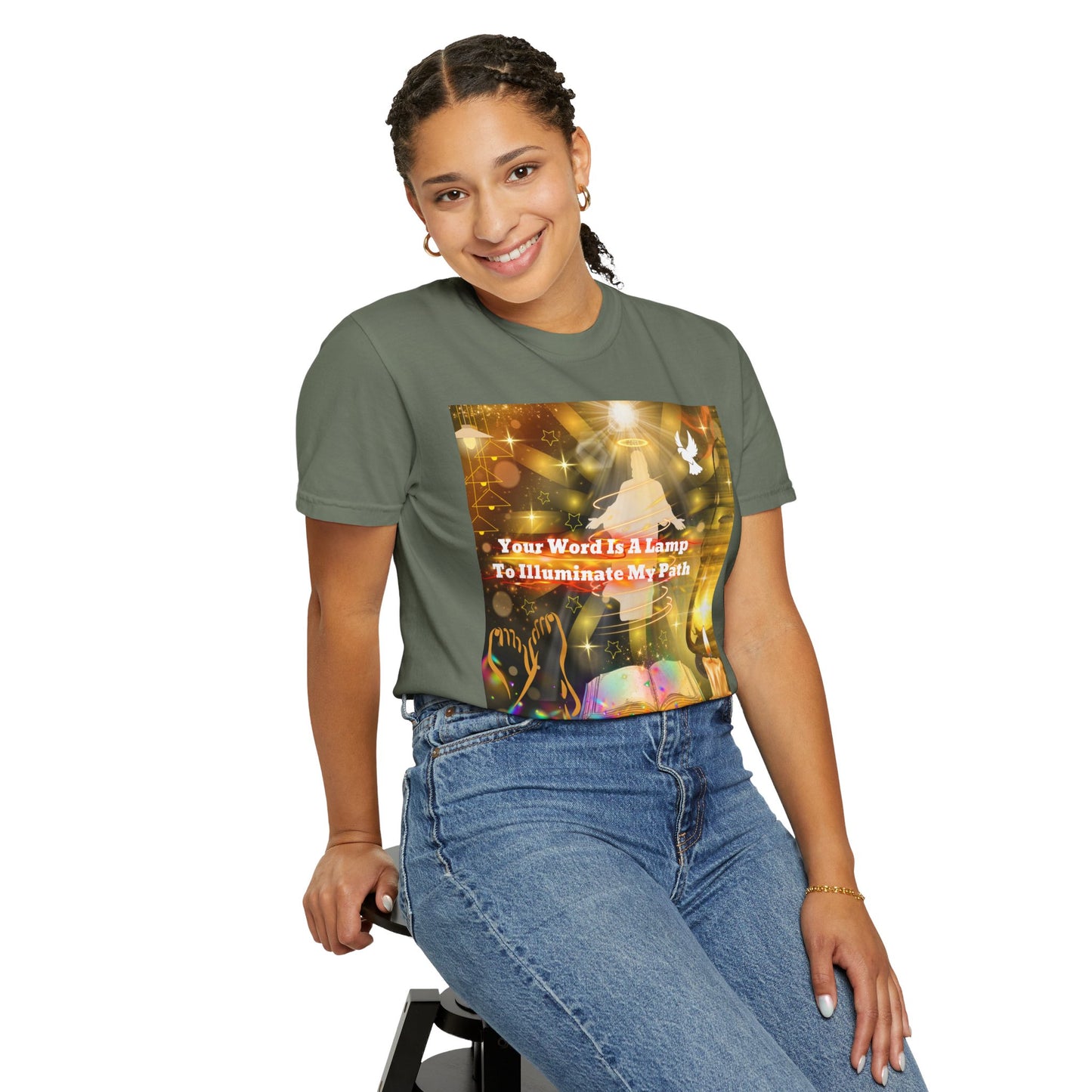 Your Word Unisex Garment-Dyed T-shirt
