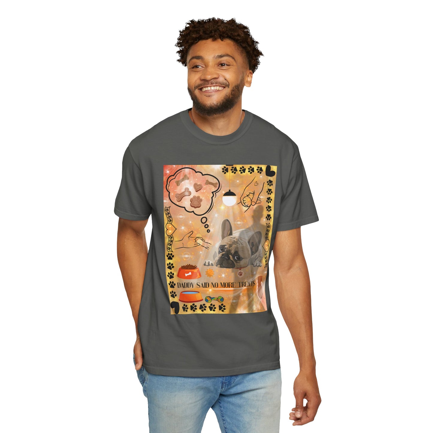 Daddy Said No More Treats Unisex Garment-Dyed T-shirt