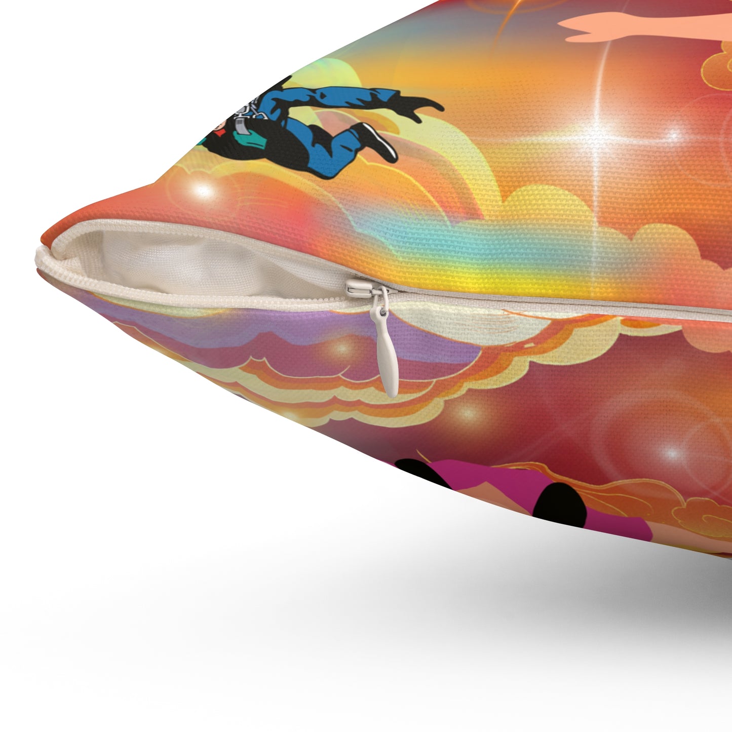 You Answered Me Spun Polyester Square Pillow