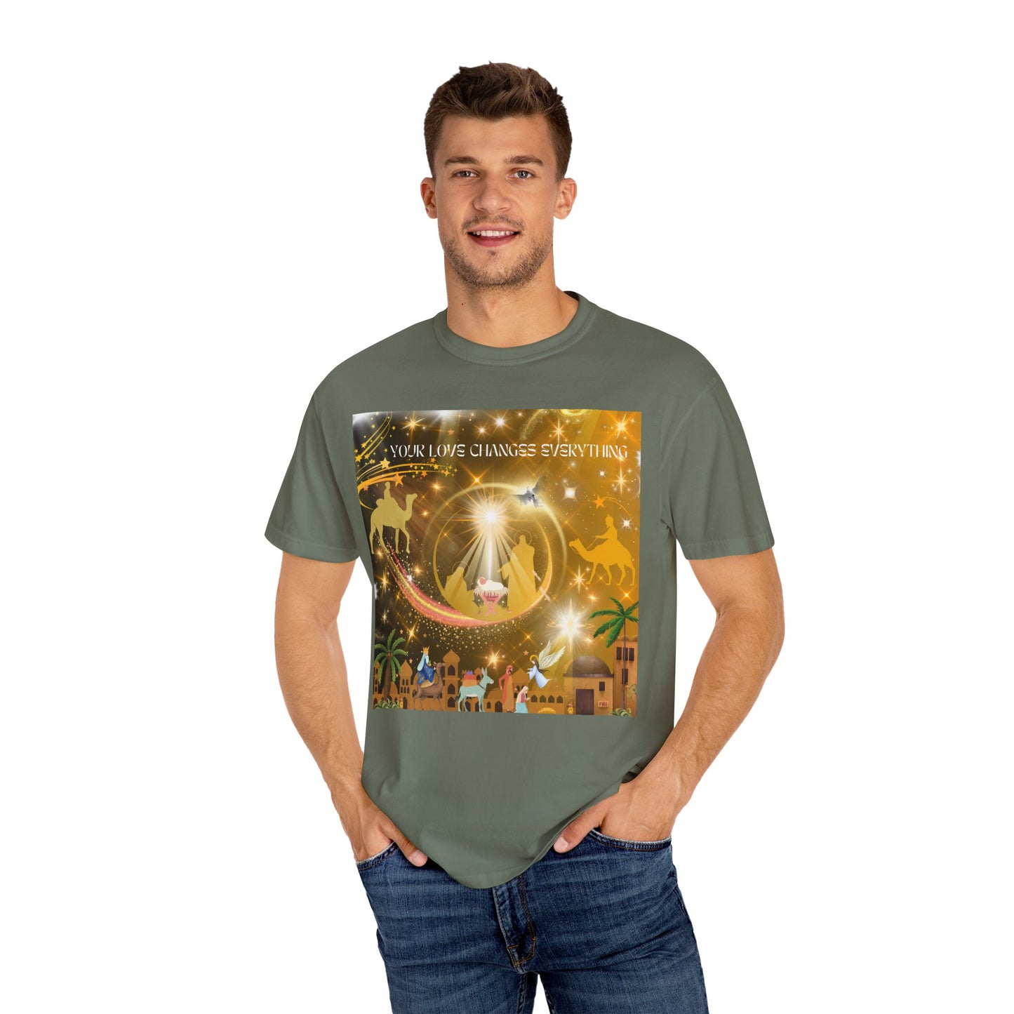 Your Love Changes Everything Unisex Garment-Dyed T-shirt