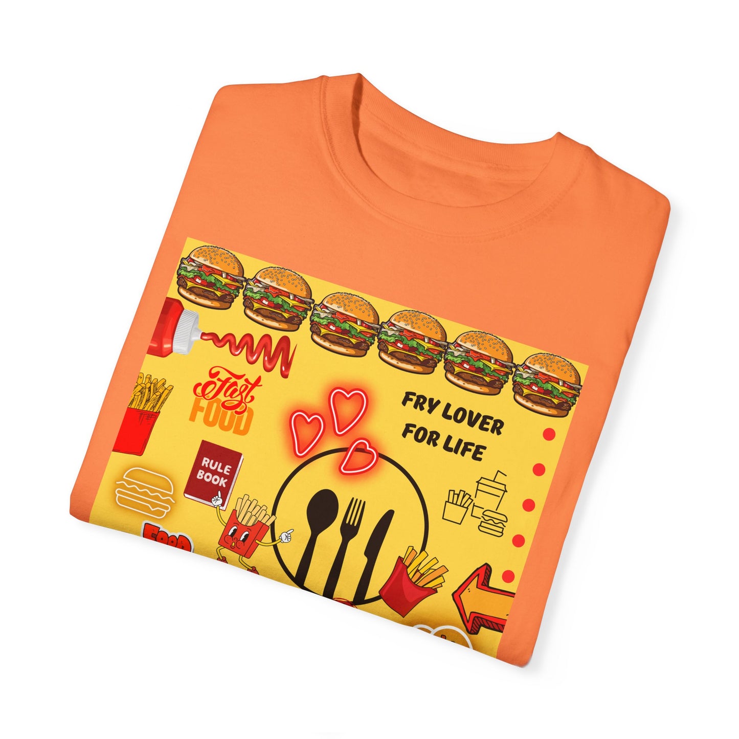 Eat The Fries Unisex Garment-Dyed T-shirt