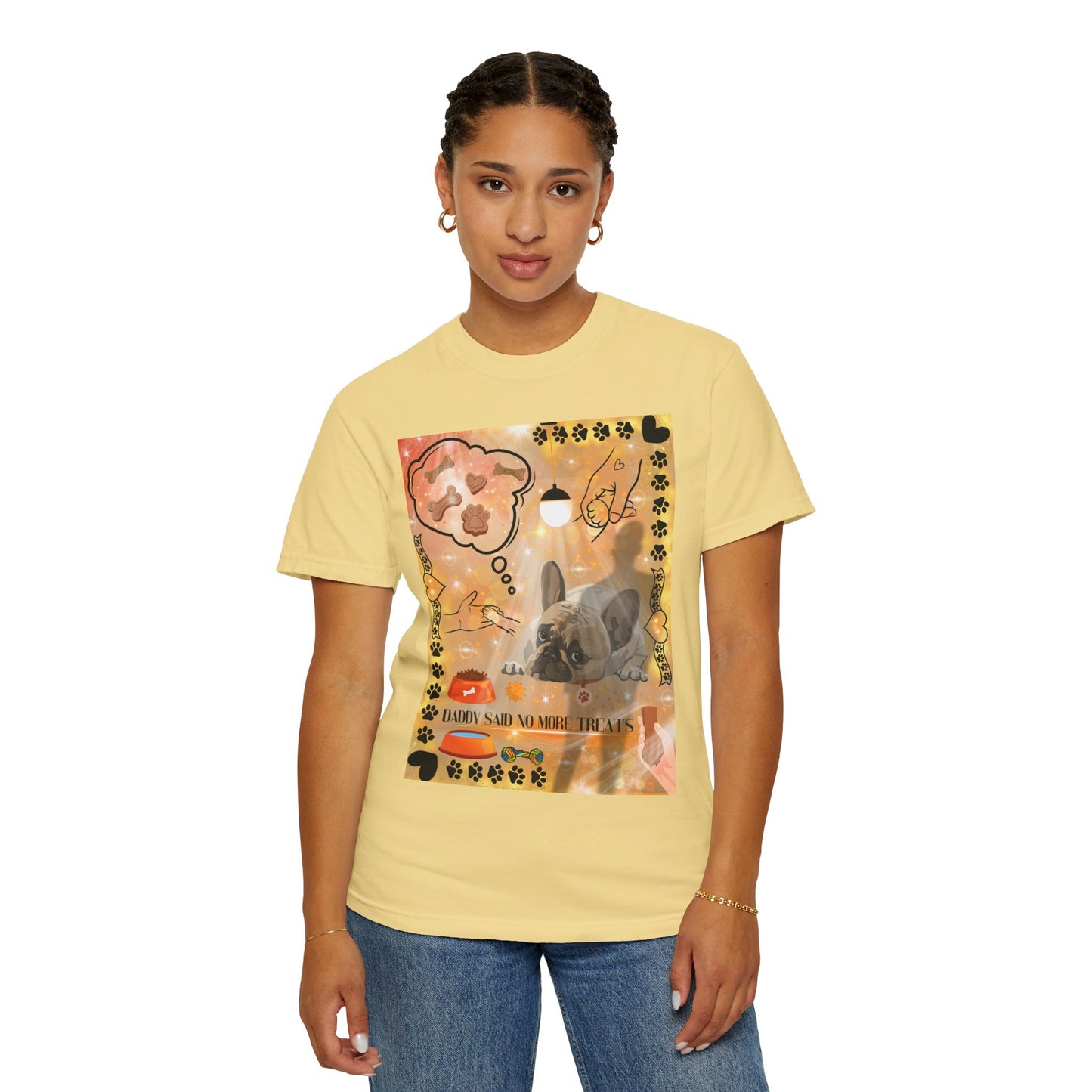 Daddy Said No More Treats Unisex Garment-Dyed T-shirt