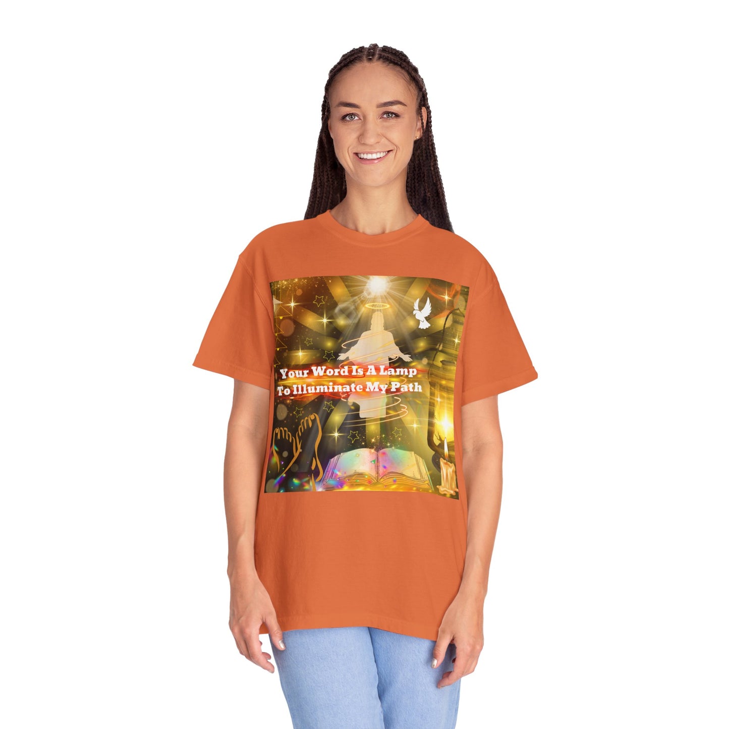 Your Word Unisex Garment-Dyed T-shirt