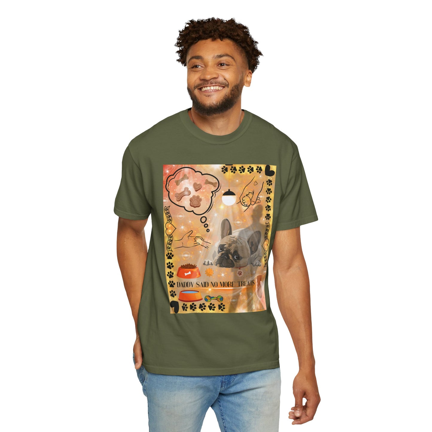 Daddy Said No More Treats Unisex Garment-Dyed T-shirt