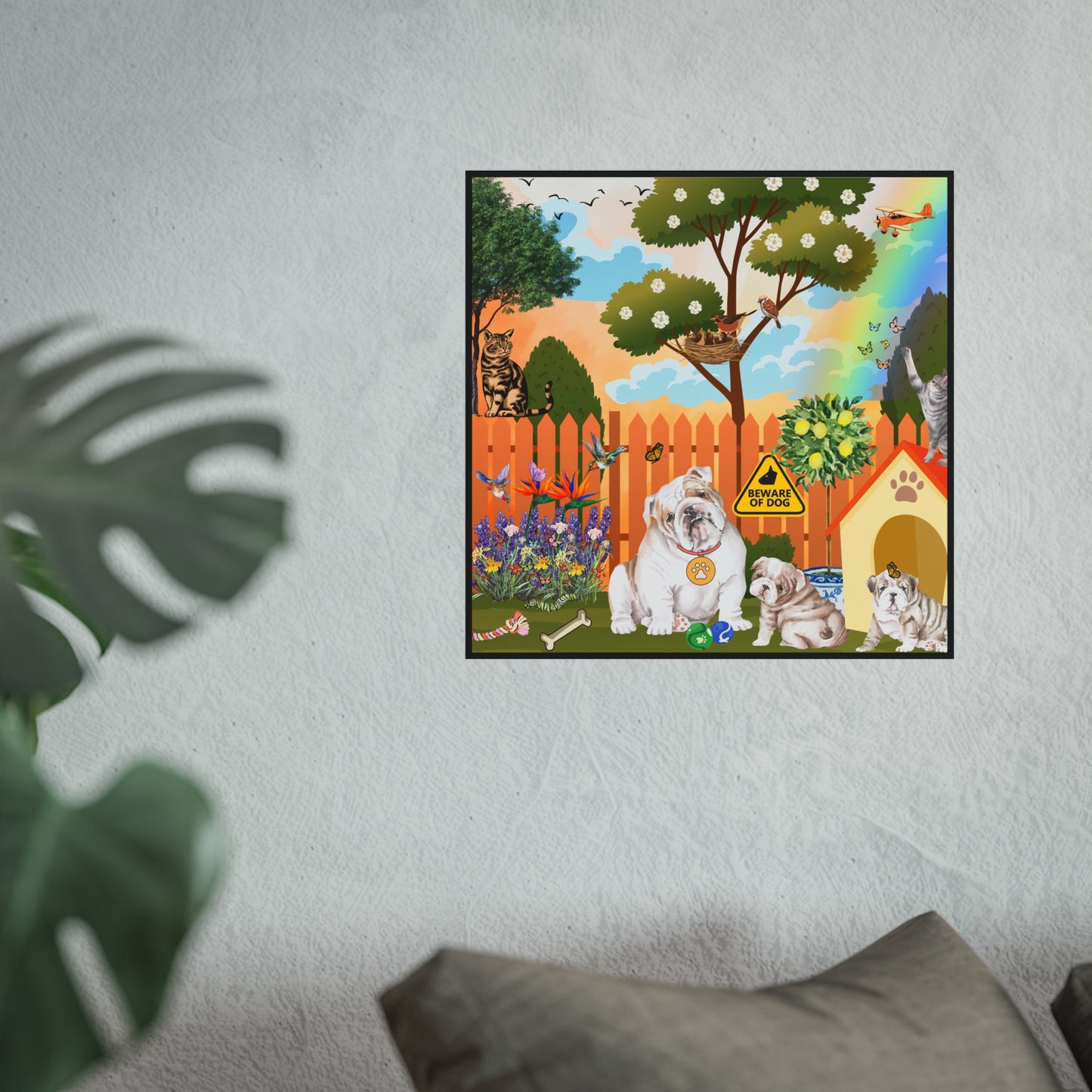 Backyard Bulldogs Fine Art Posters