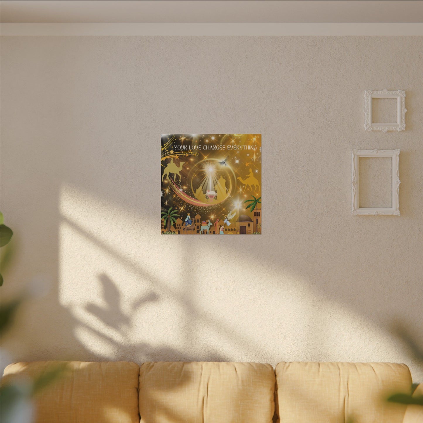 Your Love Changes Everything - Inspirational Decor, Home Wall Art, Faith-Based Gift, Christmas Art, Canvas Wall Art