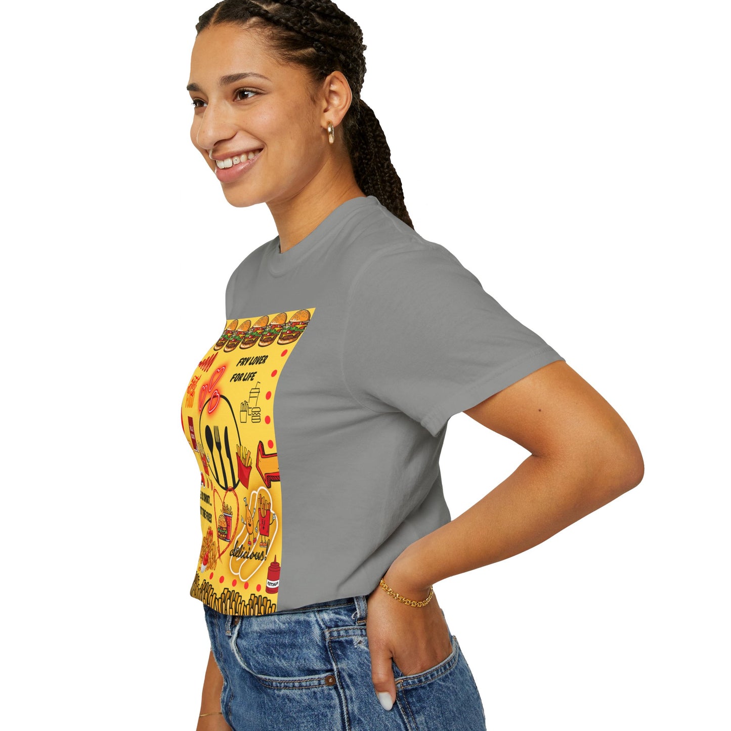 Eat The Fries Unisex Garment-Dyed T-shirt