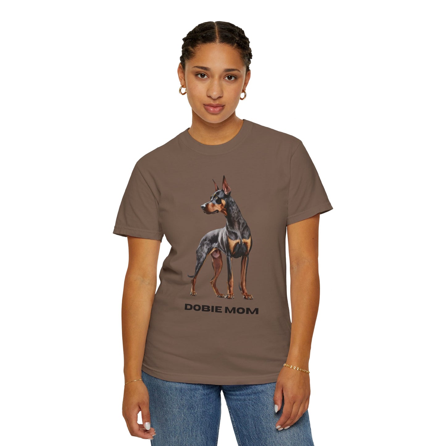 Dobie Mom Unisex Garment-Dyed T-shirt