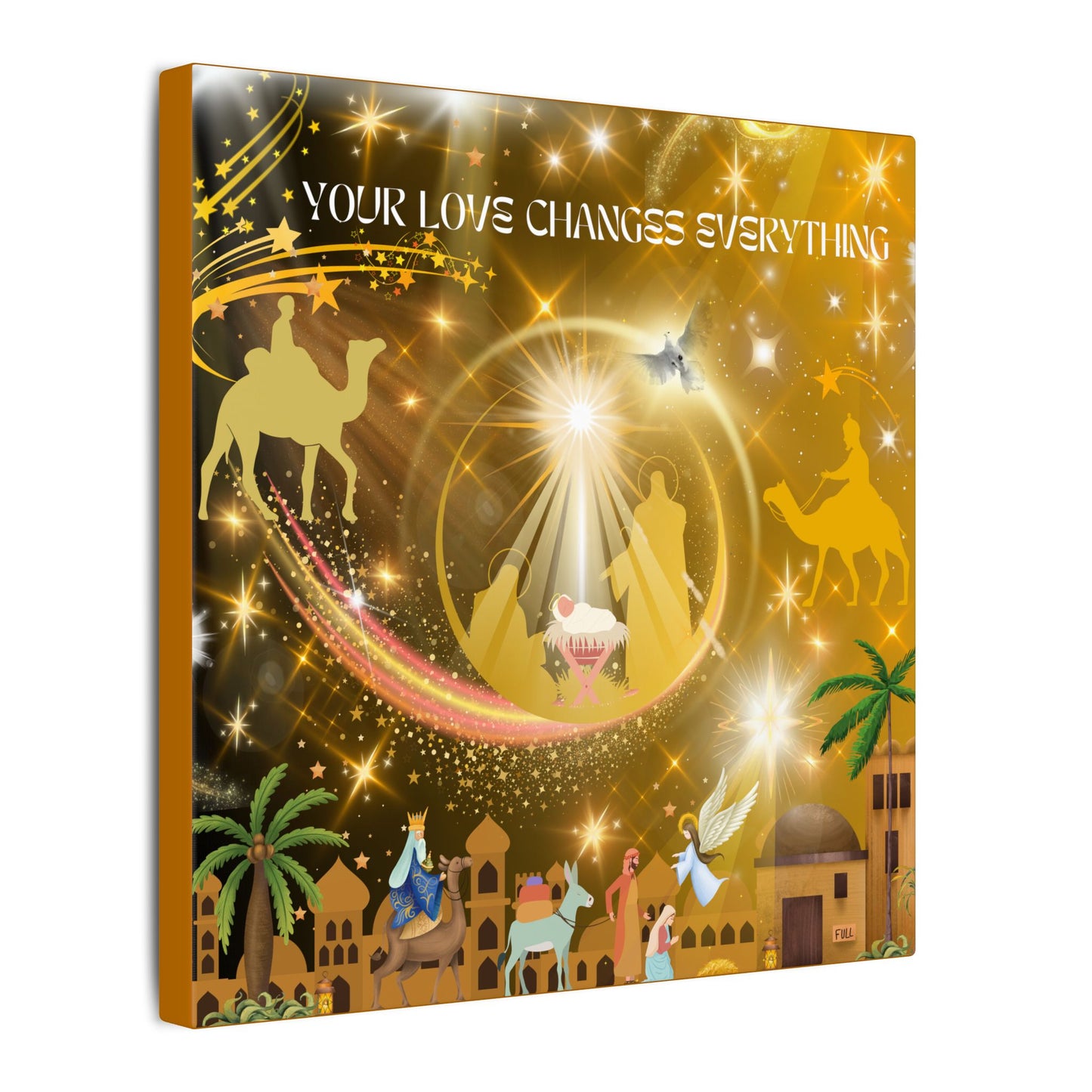 Your Love Changes Everything - Inspirational Decor, Home Wall Art, Faith-Based Gift, Christmas Art, Canvas Wall Art