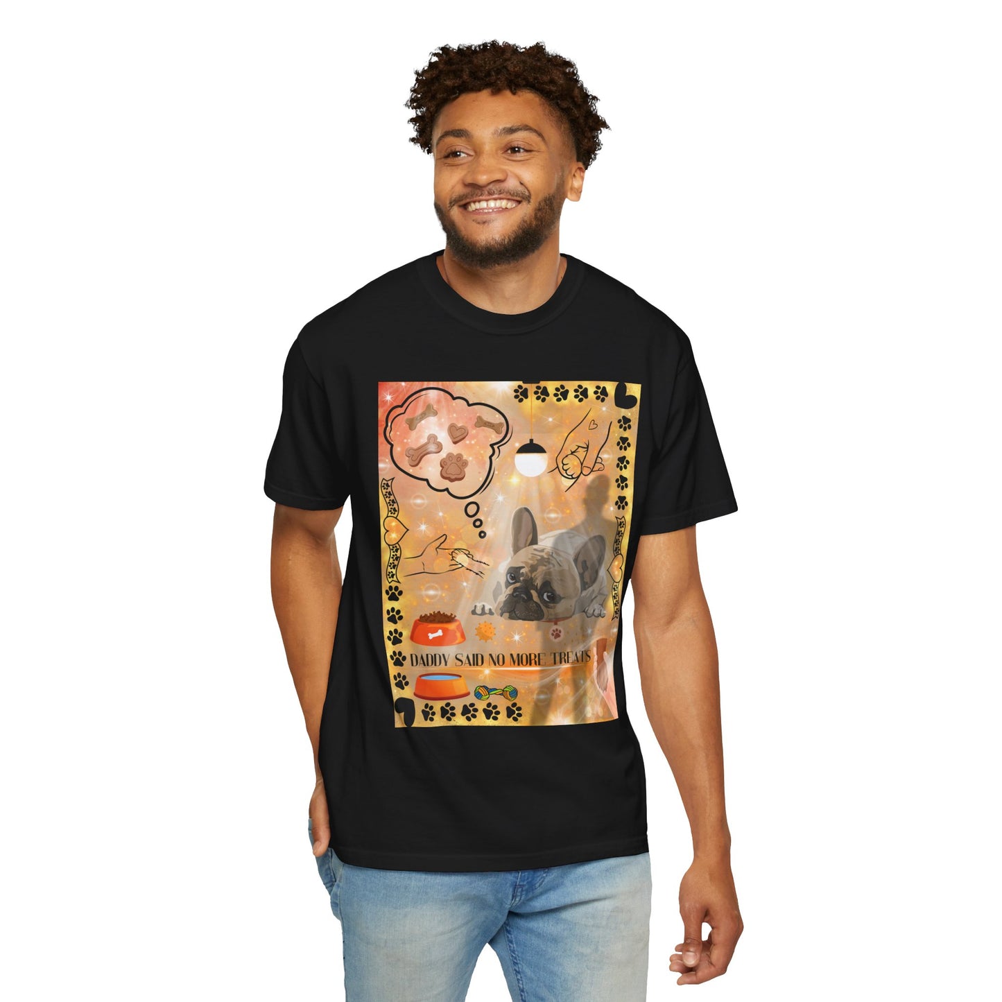 Daddy Said No More Treats Unisex Garment-Dyed T-shirt