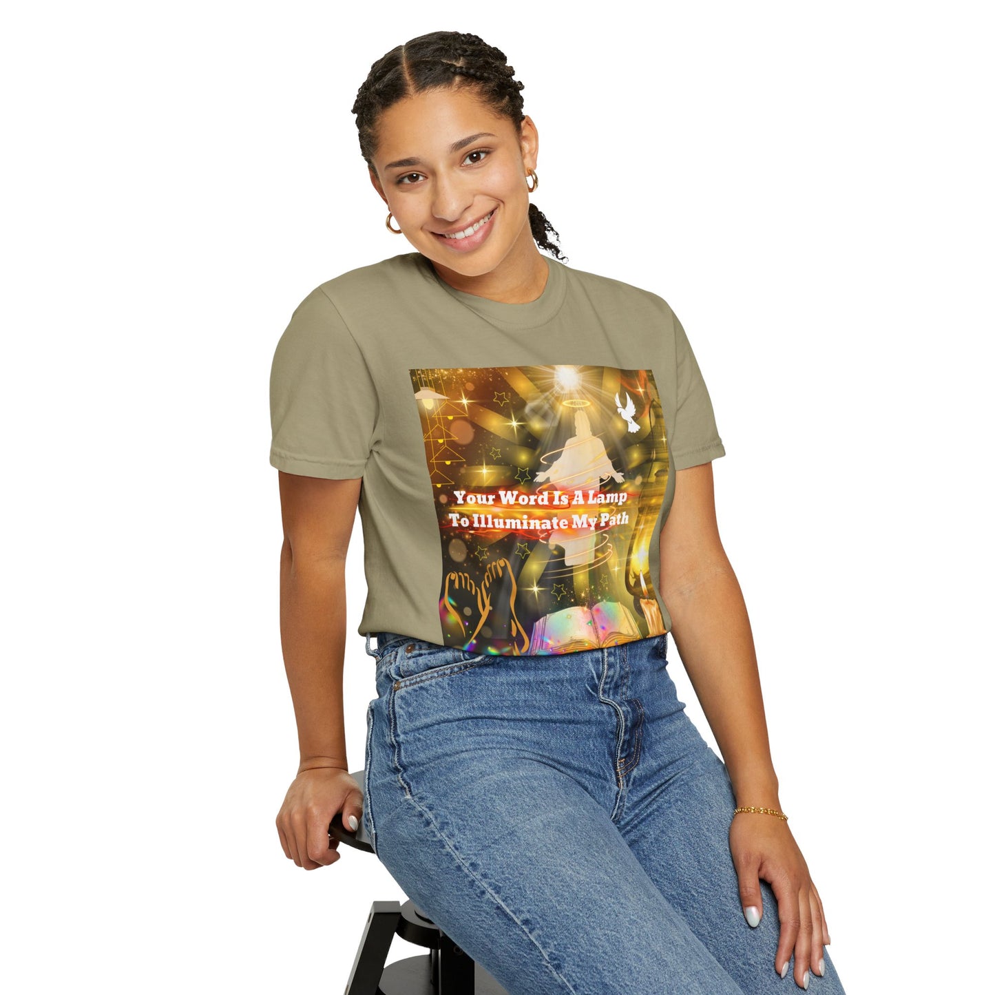 Your Word Unisex Garment-Dyed T-shirt