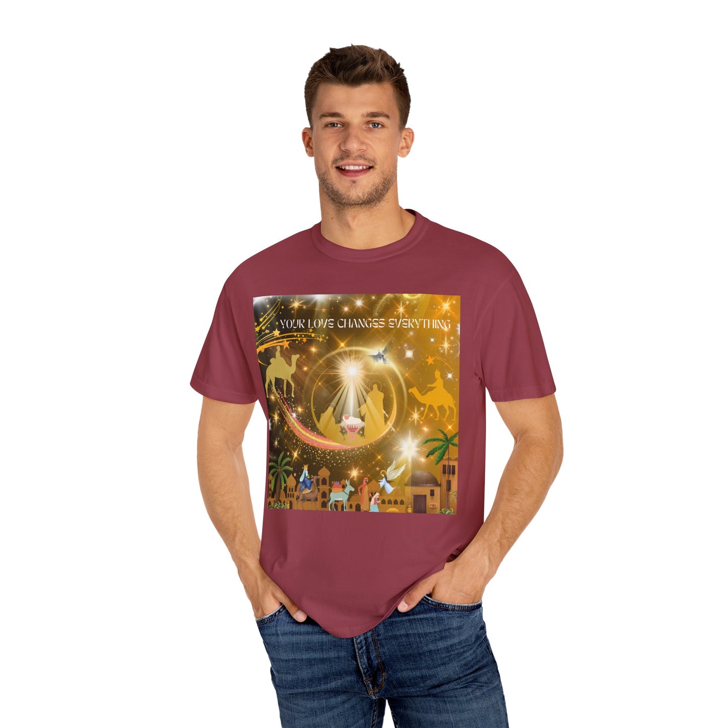 Your Love Changes Everything Unisex Garment-Dyed T-shirt