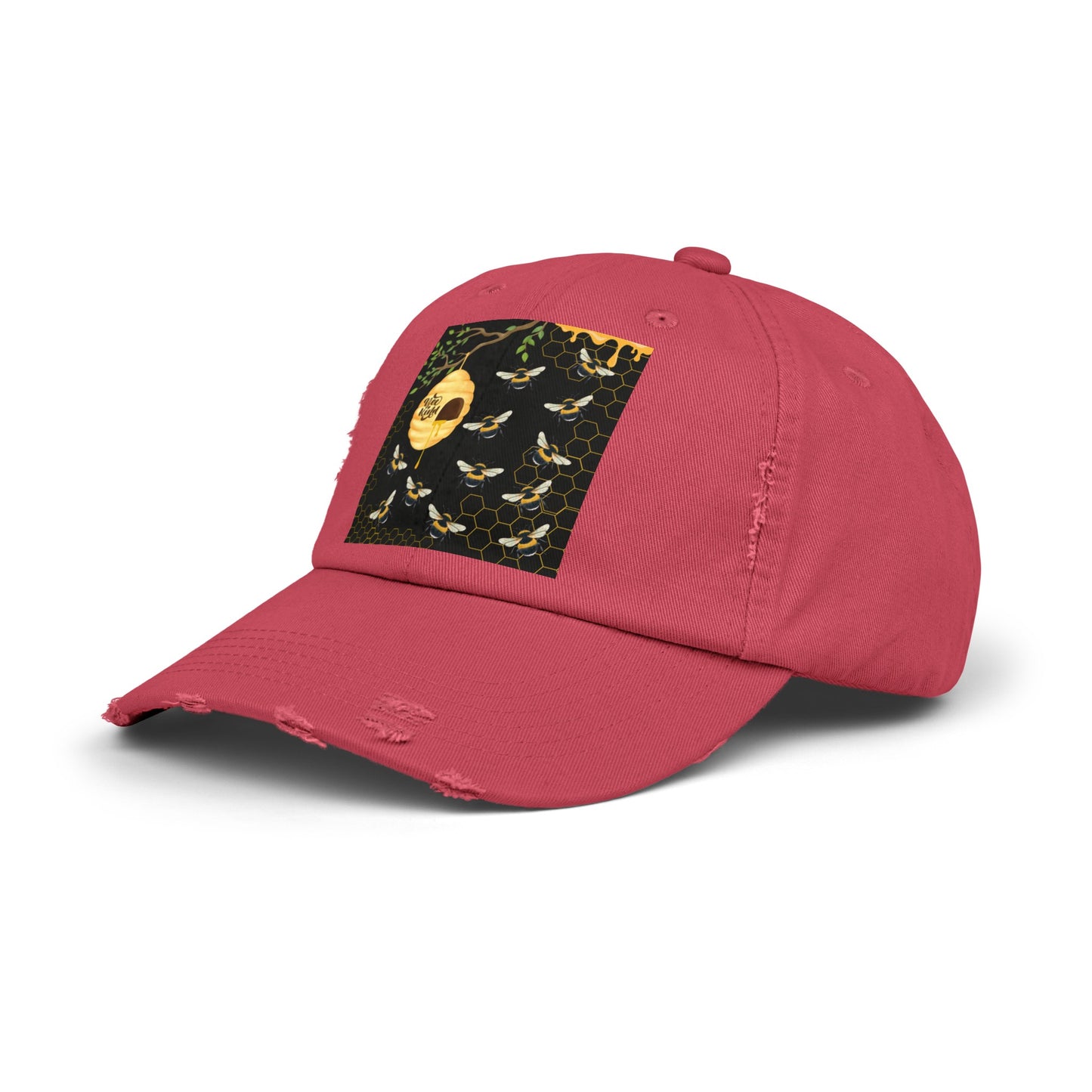 Bee Kind Unisex Distressed Cap