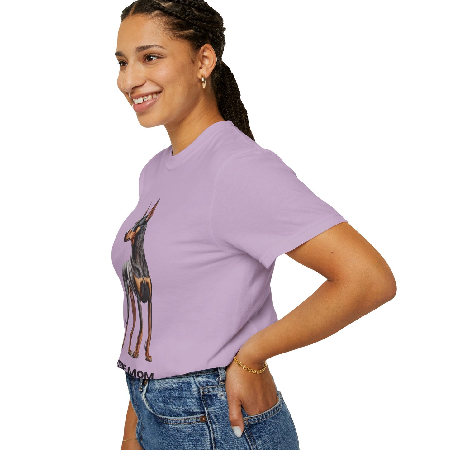 Dobie Mom Unisex Garment-Dyed T-shirt