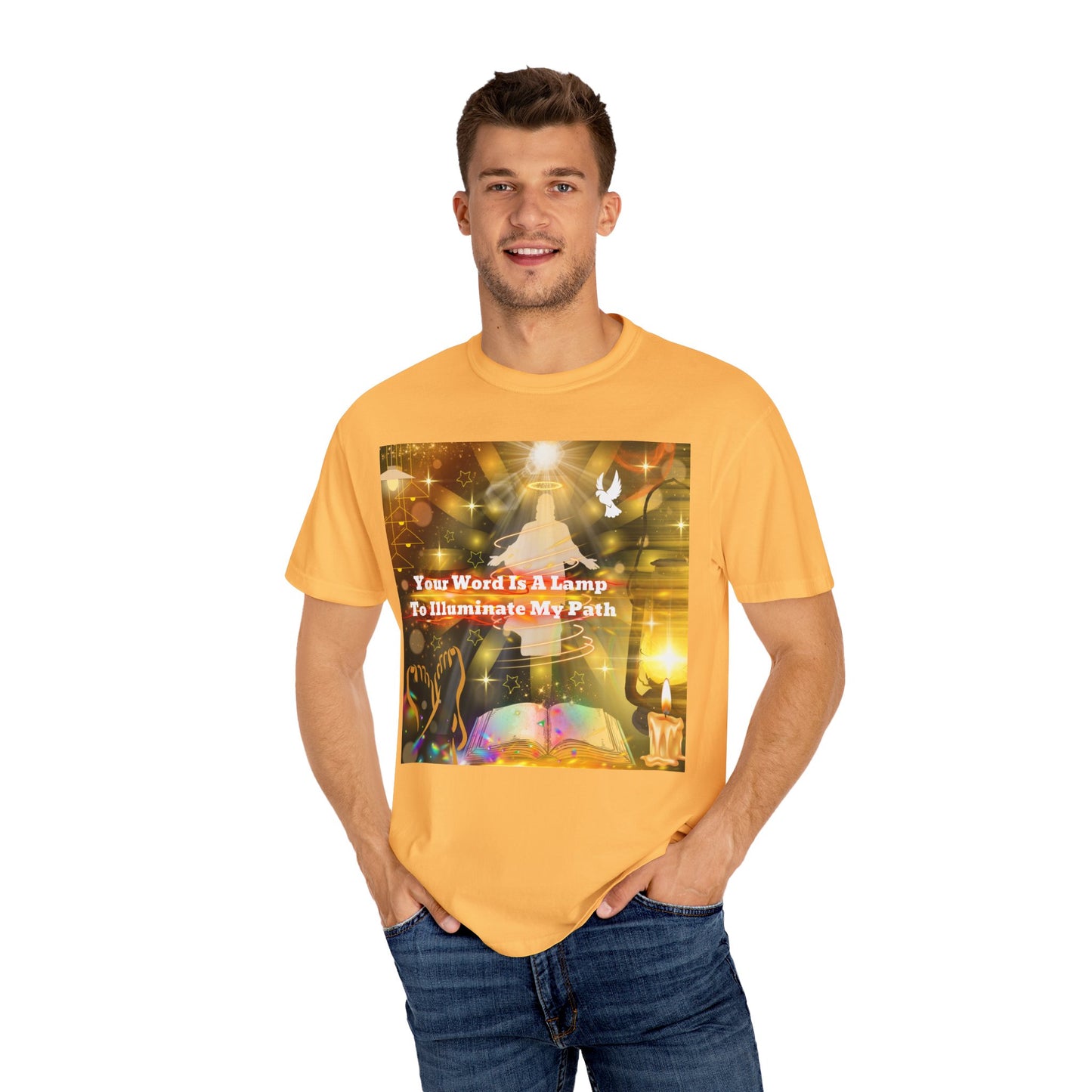 Your Word Unisex Garment-Dyed T-shirt