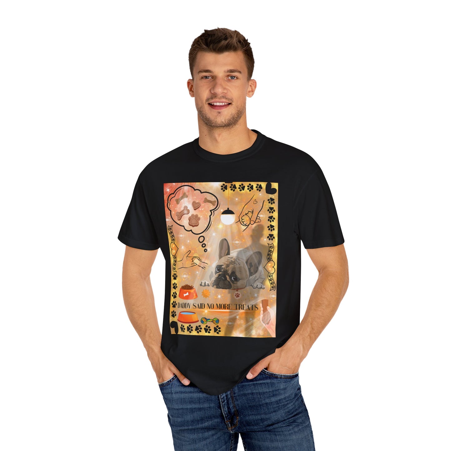 Daddy Said No More Treats Unisex Garment-Dyed T-shirt