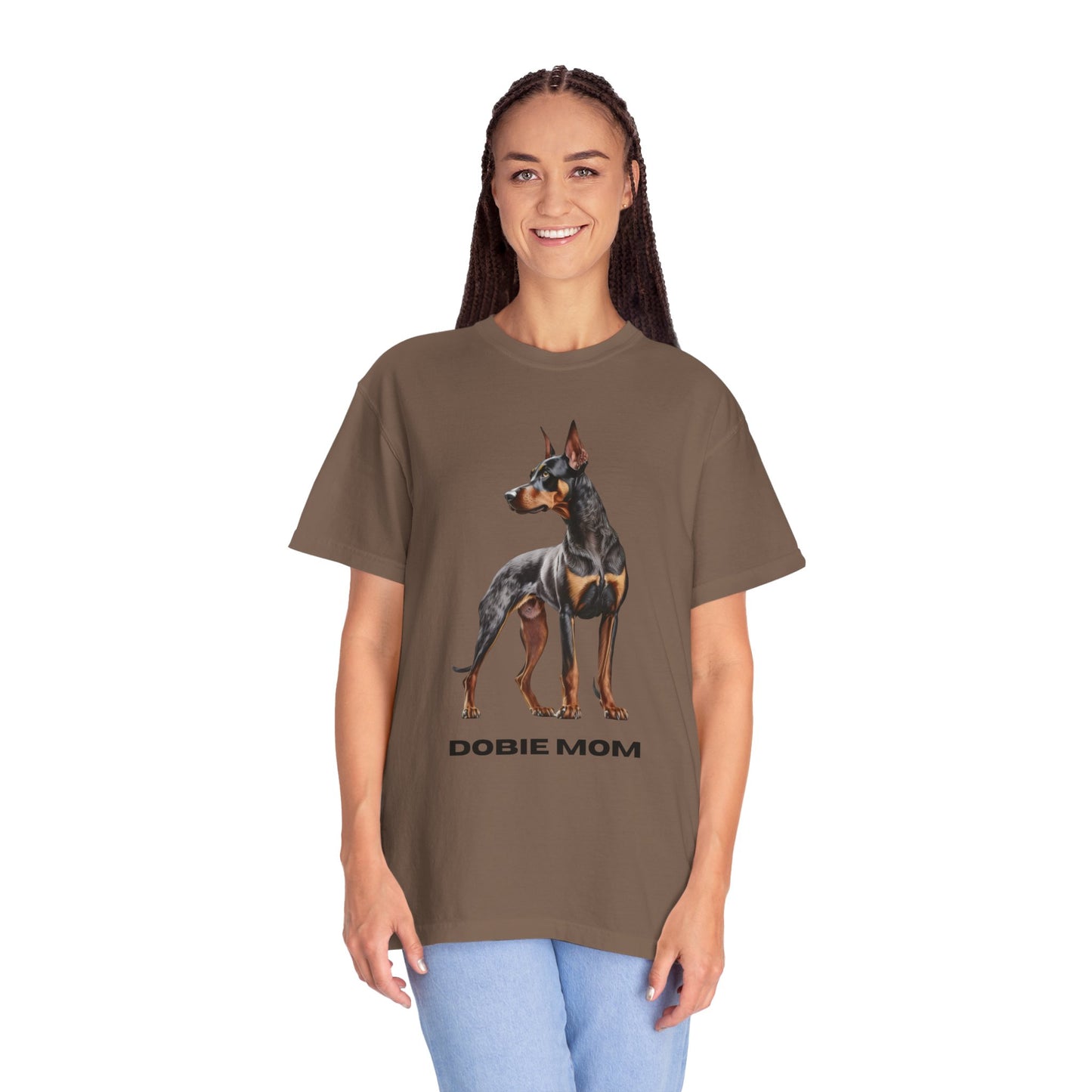 Dobie Mom Unisex Garment-Dyed T-shirt
