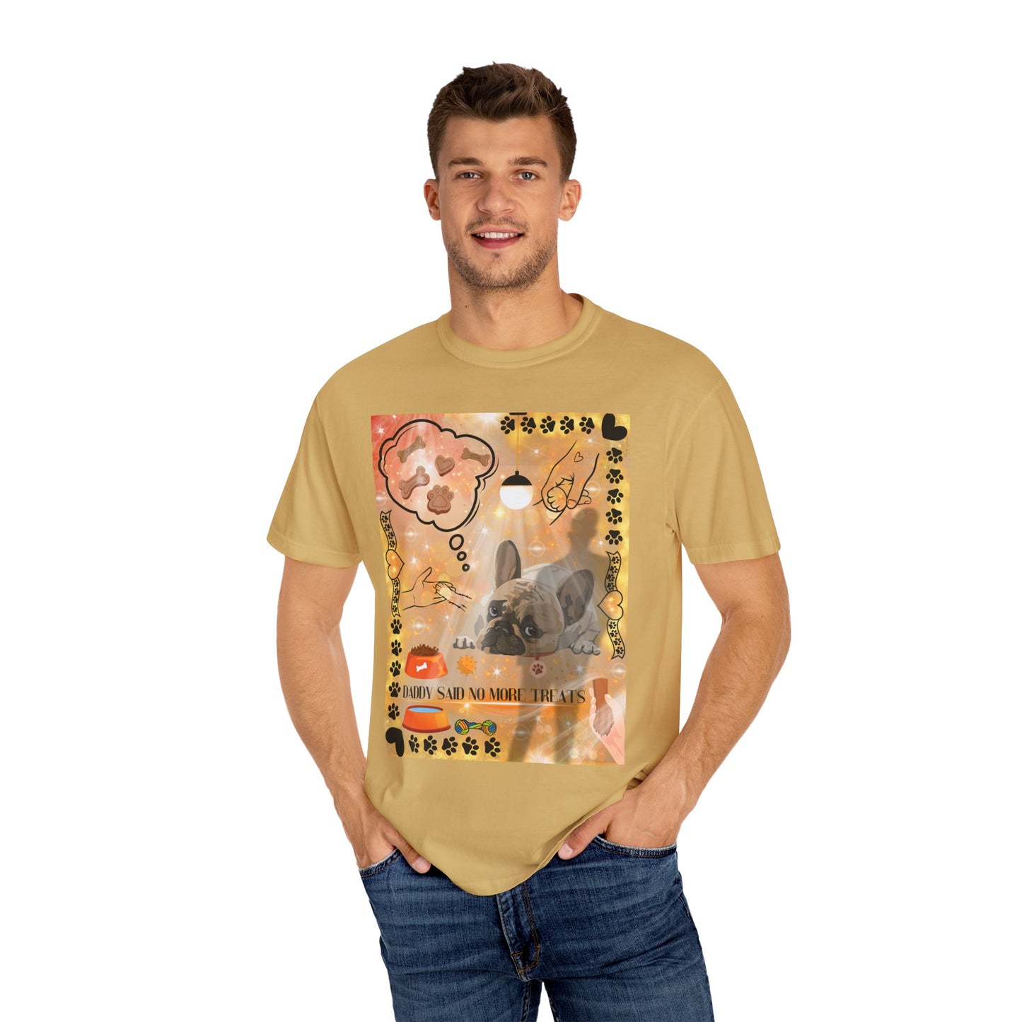 Daddy Said No More Treats Unisex Garment-Dyed T-shirt