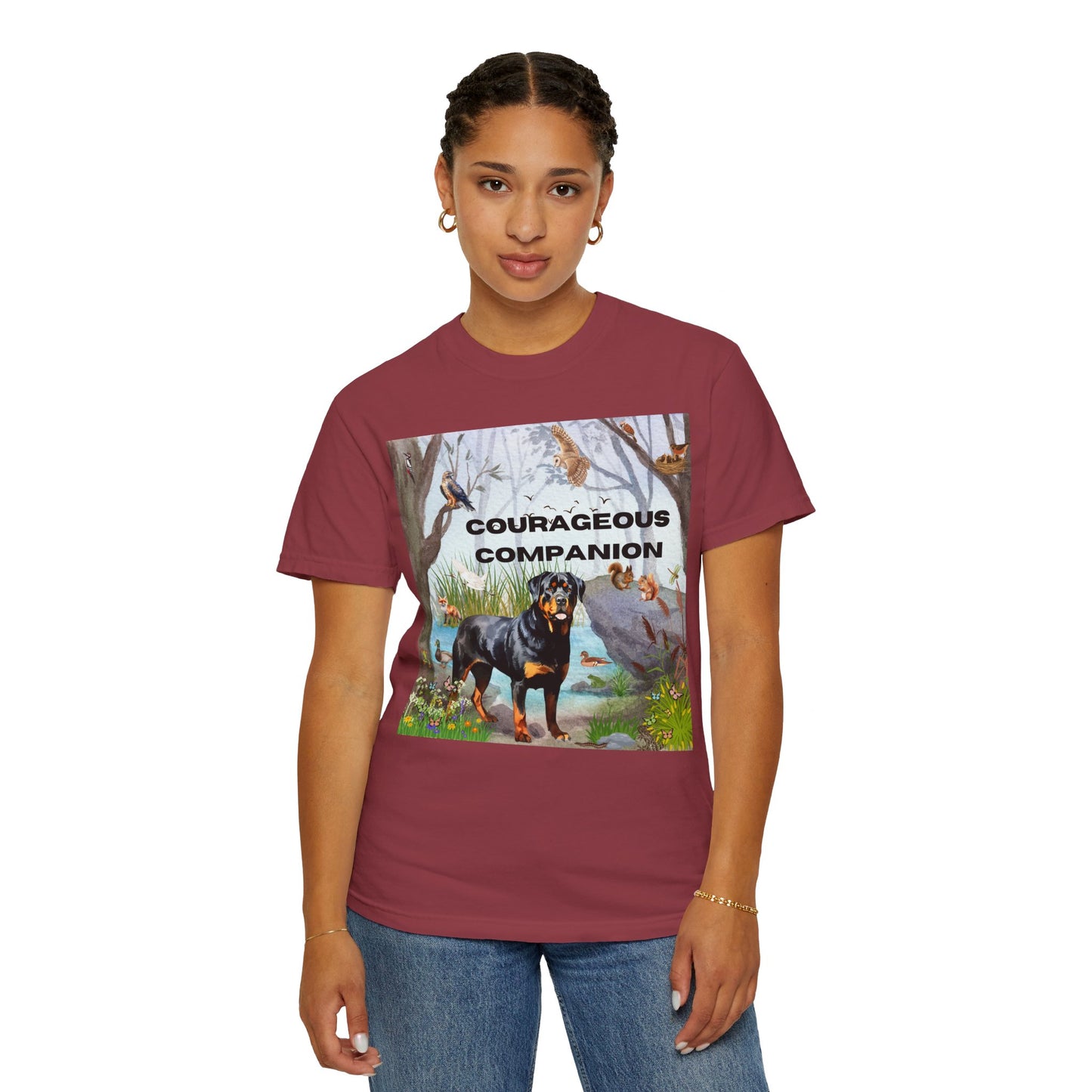 Courageous Companion Unisex Garment-Dyed T-shirt