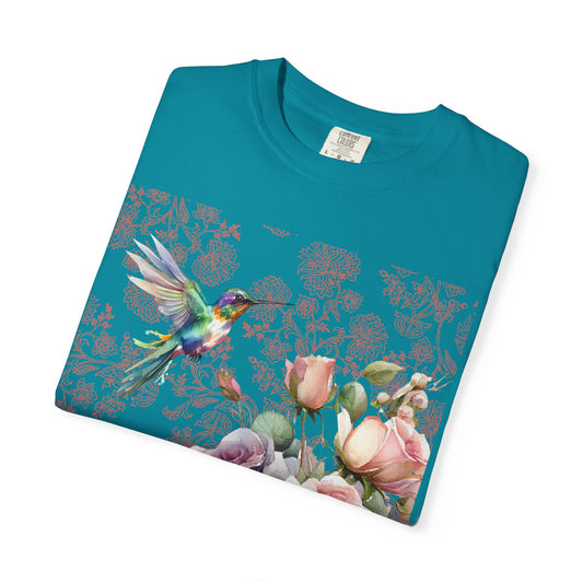 Hummingbird 1 Unisex Garment-Dyed T-shirt