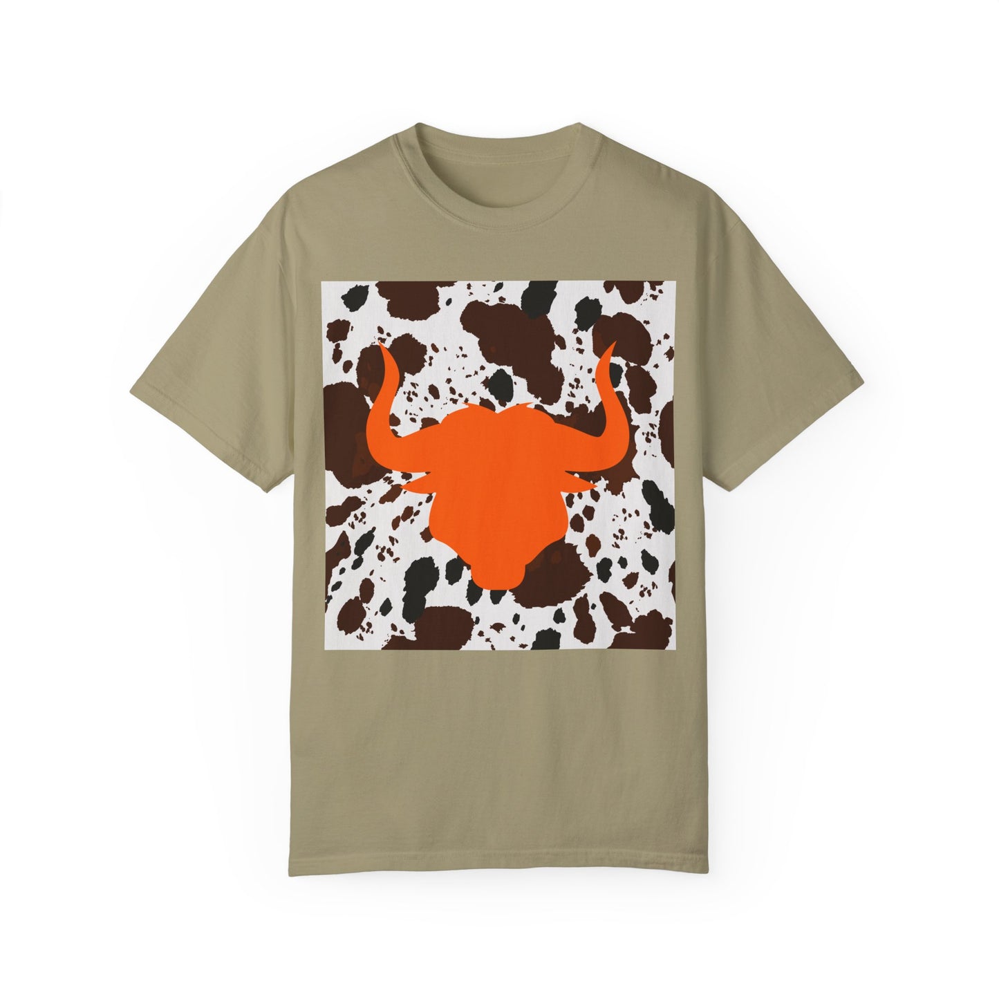 Cow 3 Unisex Garment-Dyed T-shirt