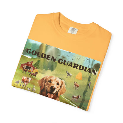 Golden Guardian Unisex Garment-Dyed T-shirt