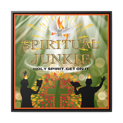 Spiritual Junkie Gallery Canvas Wraps, Square Frame