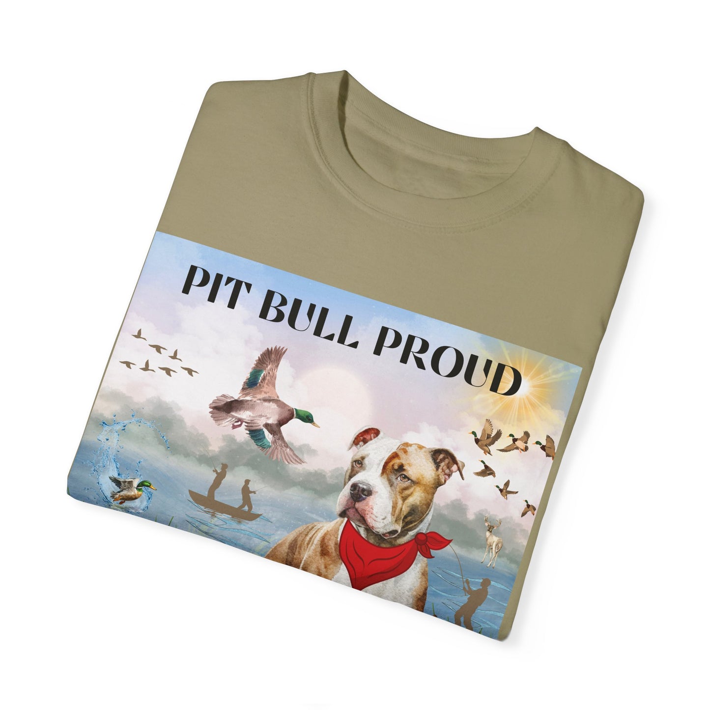 Pit Bull Proud Unisex Garment-Dyed T-shirt