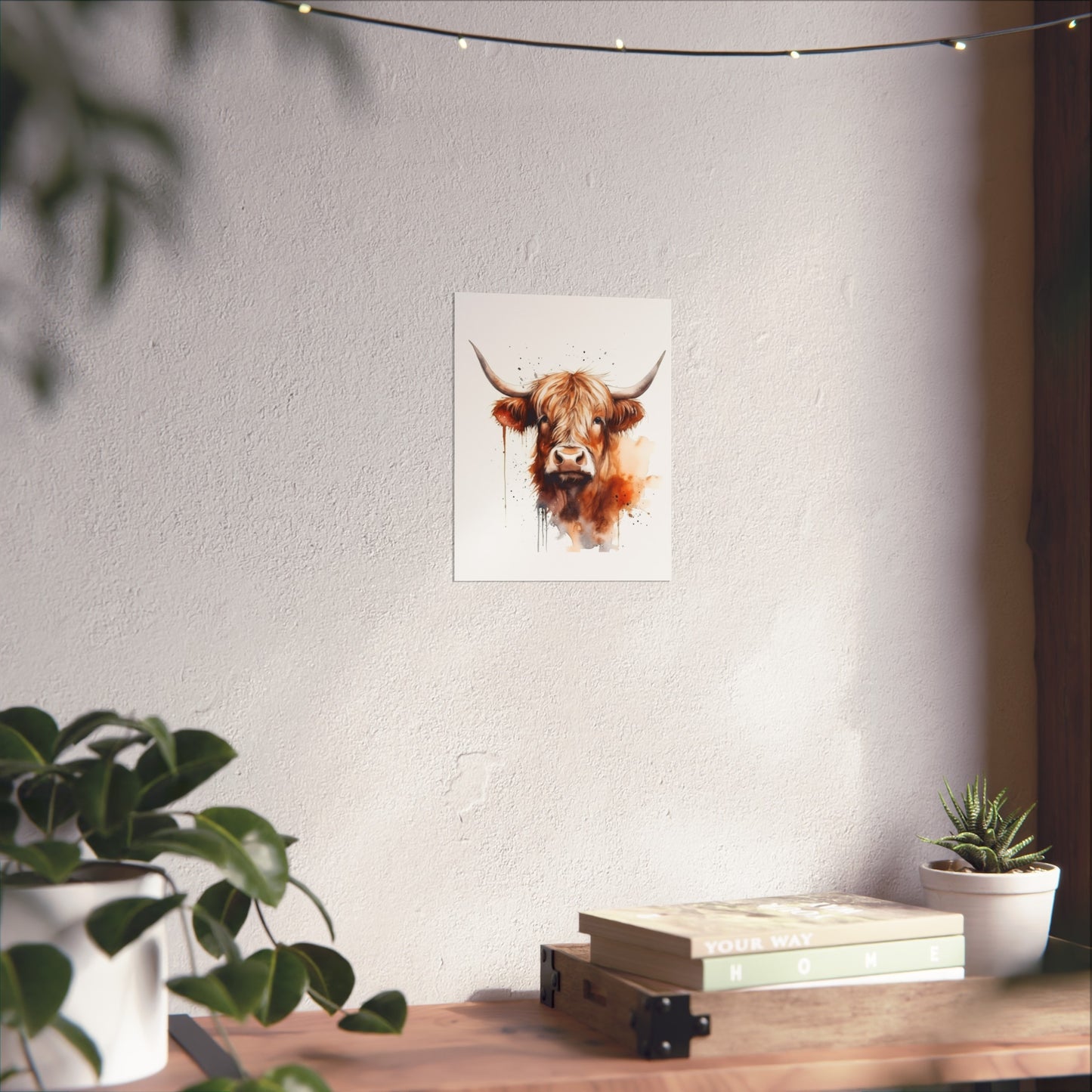 Highland Cow Gentle Giant Fine Art Posters