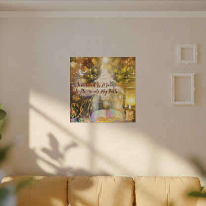 Your Word - Inspirational Wall Art, Custom Canvas Print, Home Decor, Motivational Quote, Spiritual Artwork, Wall Decor Gift