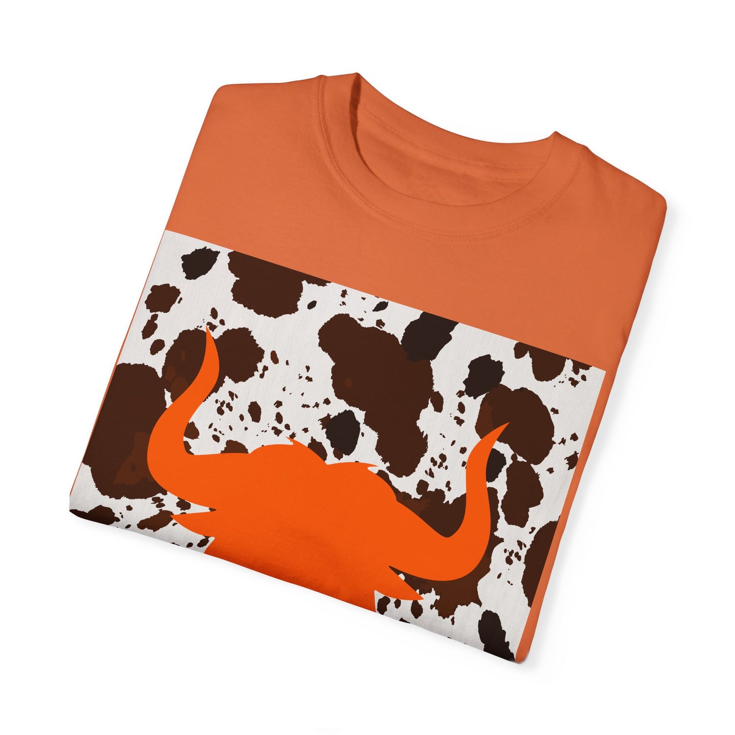 Cow 3 Unisex Garment-Dyed T-shirt