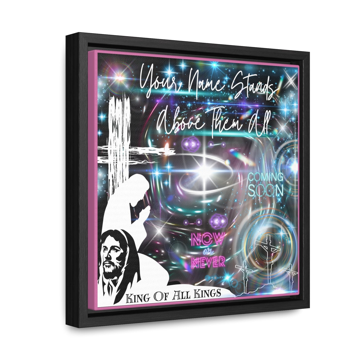 King Of All Kings Gallery Canvas Wraps, Square Frame