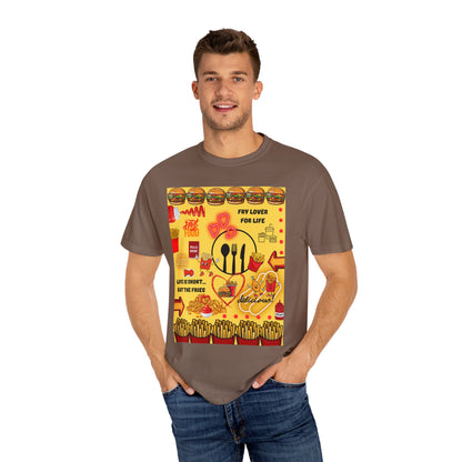 Eat The Fries Unisex Garment-Dyed T-shirt