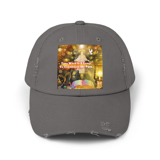 Your Word Unisex Distressed Cap