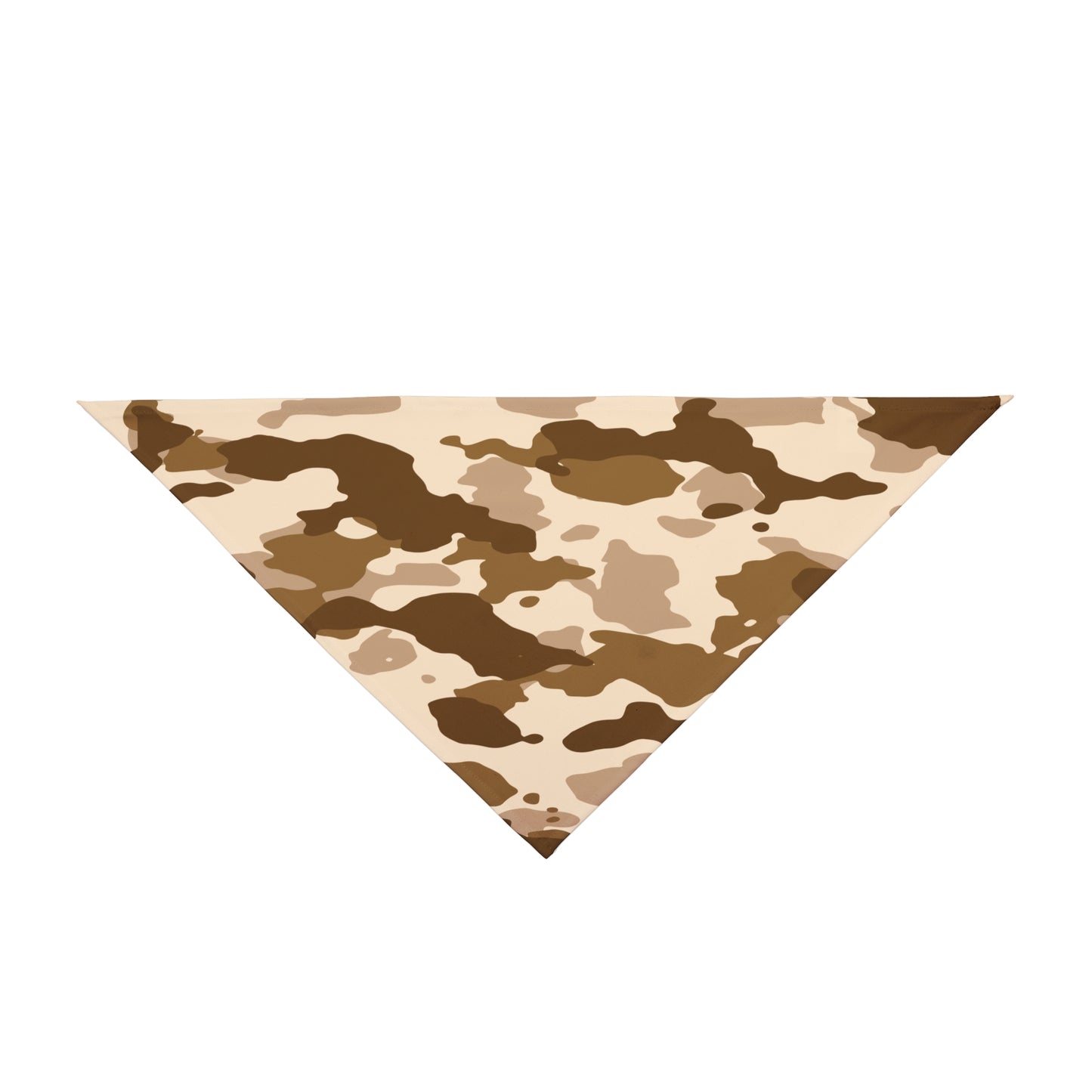 Pet Bandana Camo Tan