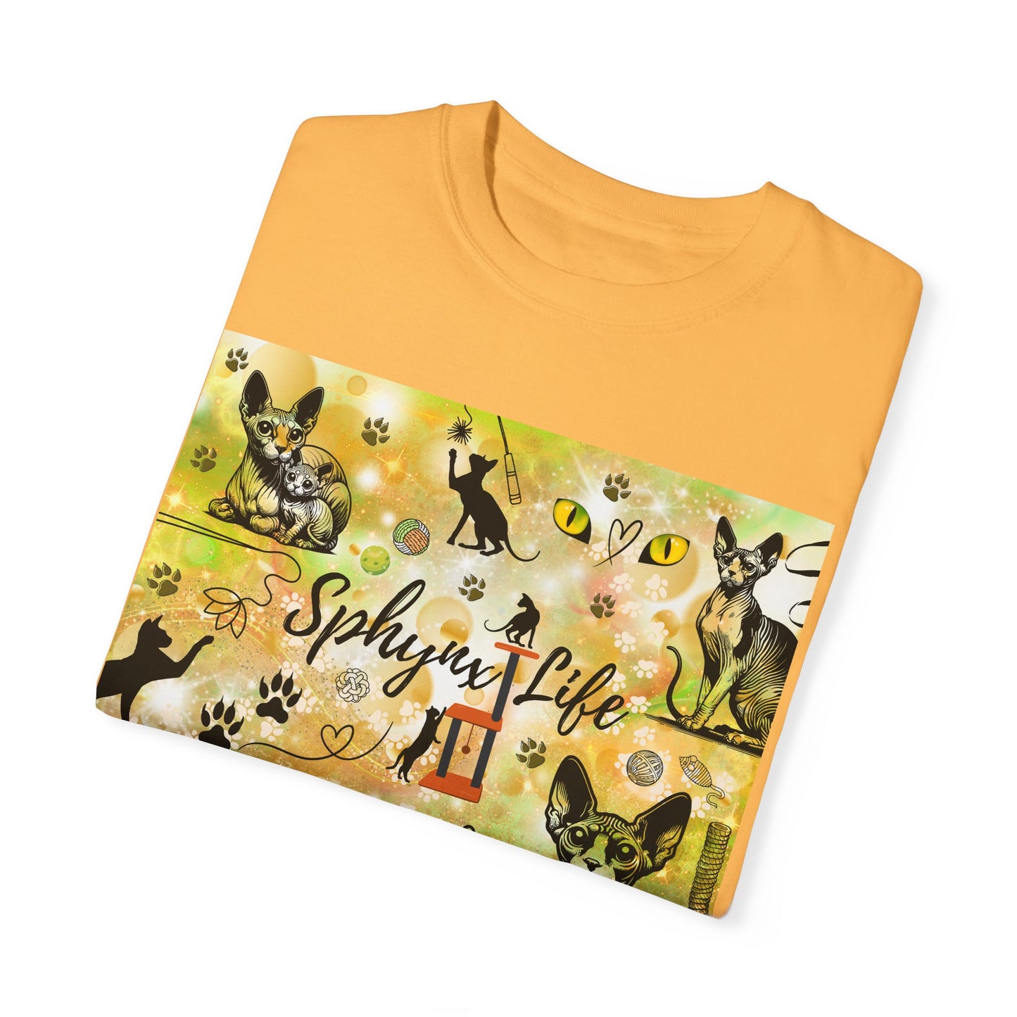 Sphynx Life Unisex Garment-Dyed T-shirt