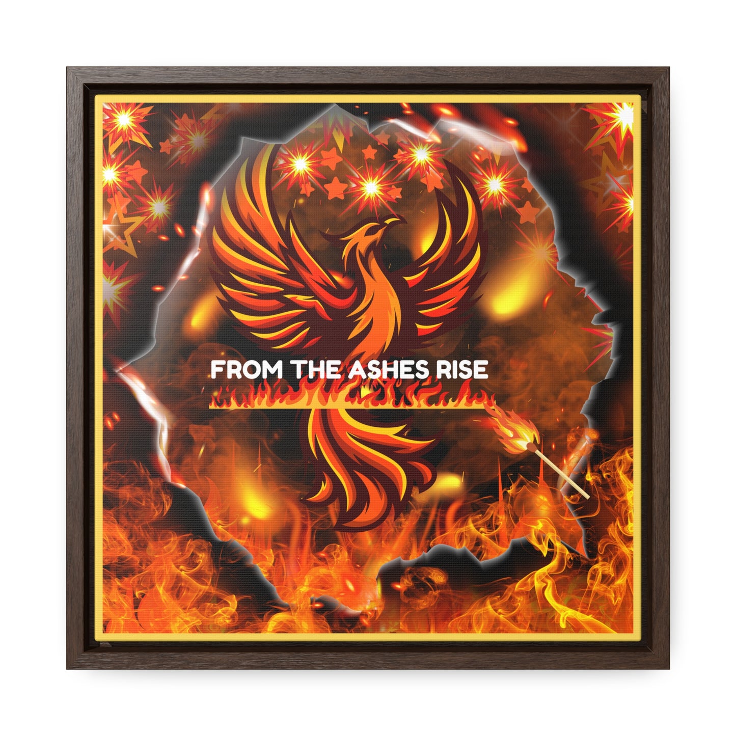 From The Ashes Rise Canvas Wall Art