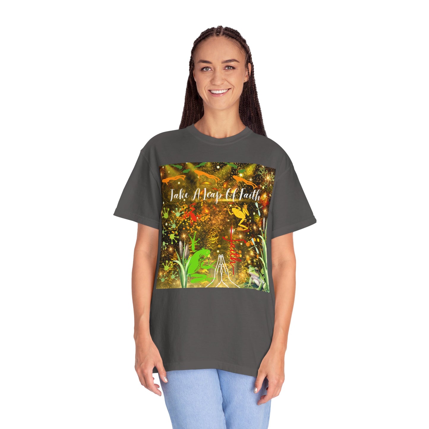 Take A Leap Of Faith Unisex Garment-Dyed T-shirt