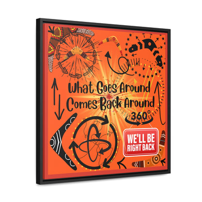 What Goes Around Comes Back Around Canvas Wall Art