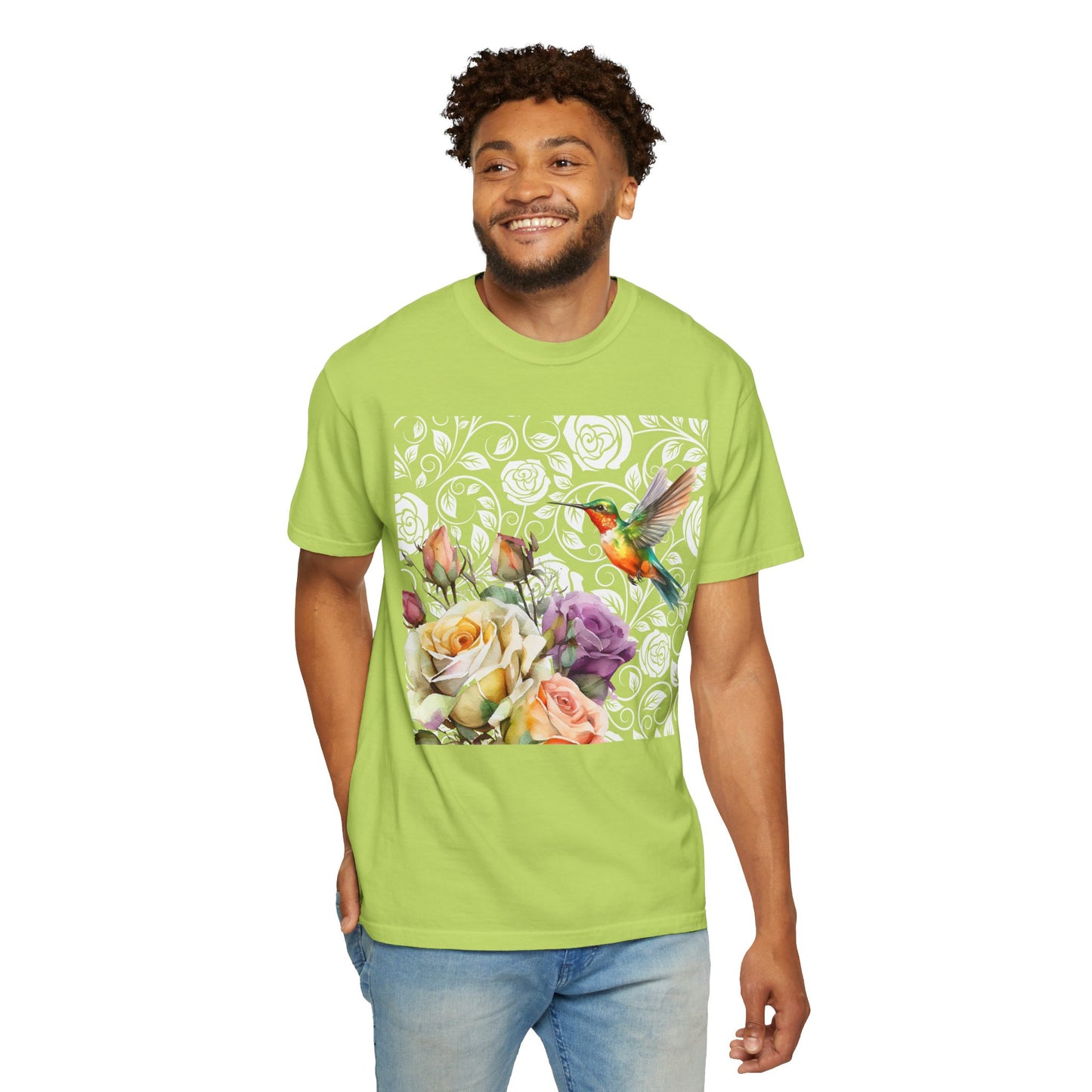 Hummingbird 2 Unisex Garment-Dyed T-shirt