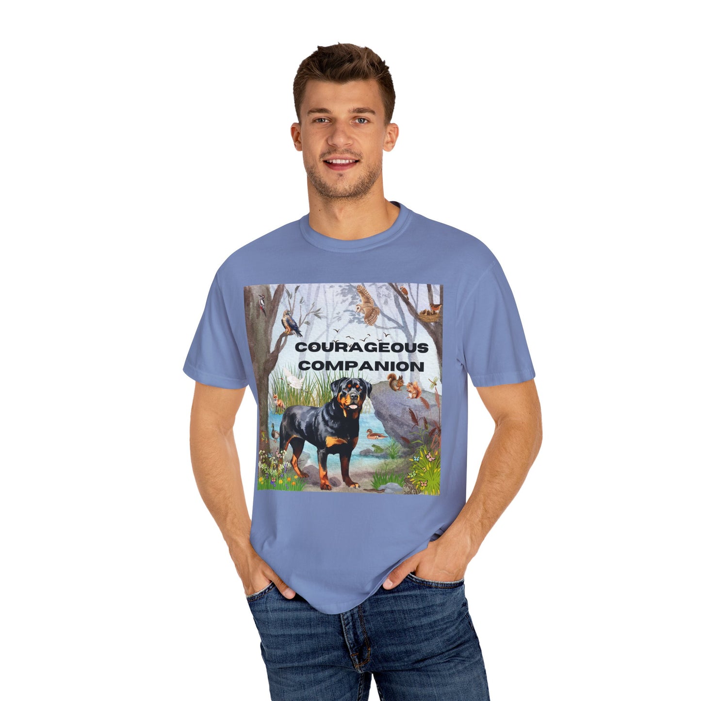 Courageous Companion Unisex Garment-Dyed T-shirt