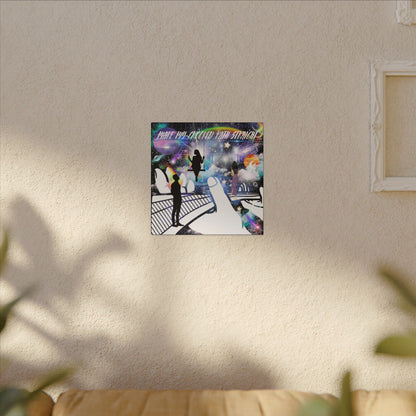 In His Hands - Cosmic Wall Art Canvas Print, Home Decor, Inspirational Decor, Galaxy Artwork, Unique Gift for Space Lovers, Abstract Art