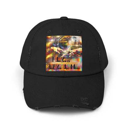 I Am Yours Unisex Distressed Cap